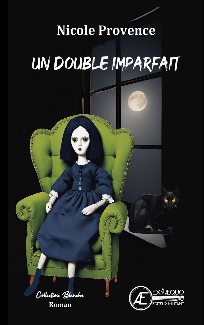 Couverture du livre « Un double imparfait : roman » de Nicole Provence, librairie Les Contes Infusés à Corte