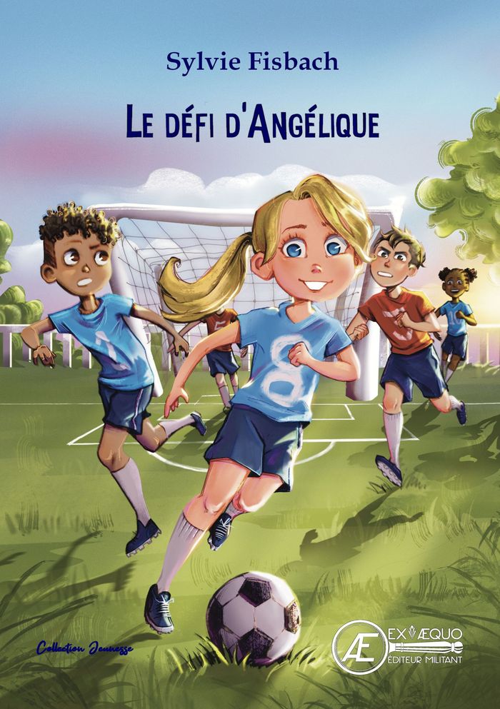 Couverture du livre « Le défi d'Angélique : livre jeunesse » de Sylvie Fisbach, librairie Les Contes Infusés à Corte