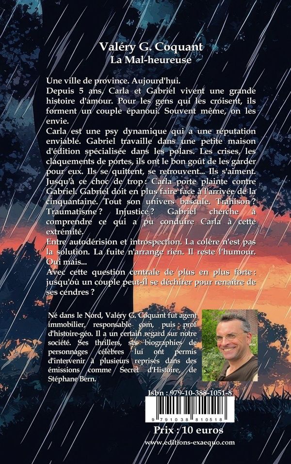 Quatrième de couverture de « La mal-heureuse : roman »