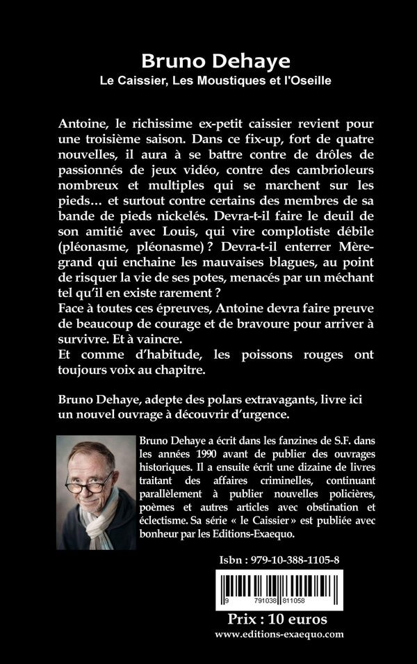 Quatrième de couverture de « Le Caissier, les moustiques et l'Oseille »