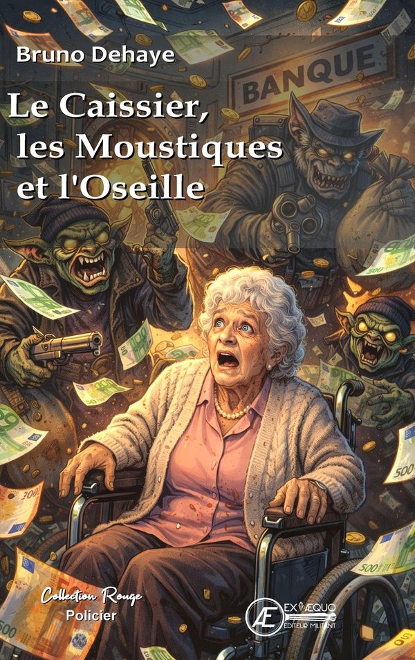 Couverture du livre « Le Caissier, les moustiques et l'Oseille » de Bruno Dehaye, librairie Les Contes Infusés à Corte