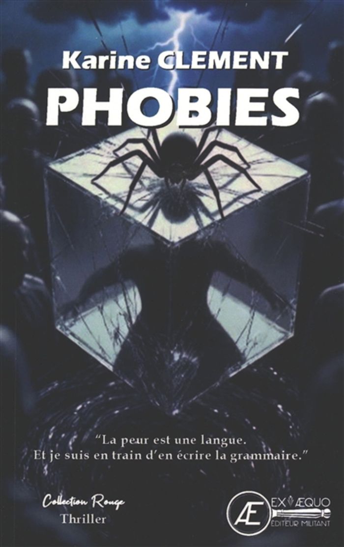 Couverture du livre « Phobies » de Karine Clement, librairie Les Contes Infusés à Corte
