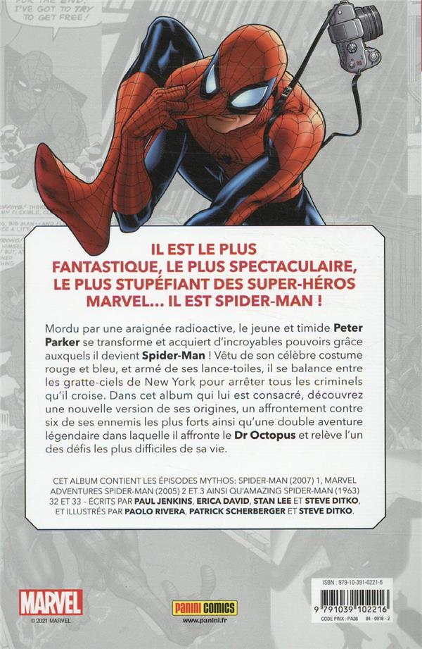 Quatrième de couverture de « MARVEL-VERSE: SPIDER-MAN »