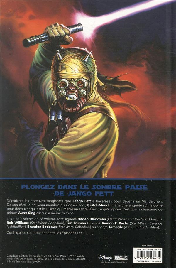 Quatrième de couverture de « STAR WARS LEGENDES - LA MENACE REVELEE T01 - EDITION COLLECTOR - COMPTE FERME »