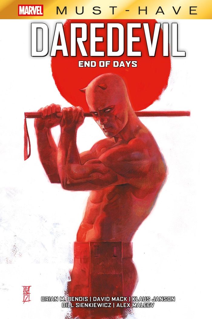 Couverture du livre « Daredevil : end of days » de Brian Michael Bendis, librairie Les Contes Infusés à Corte