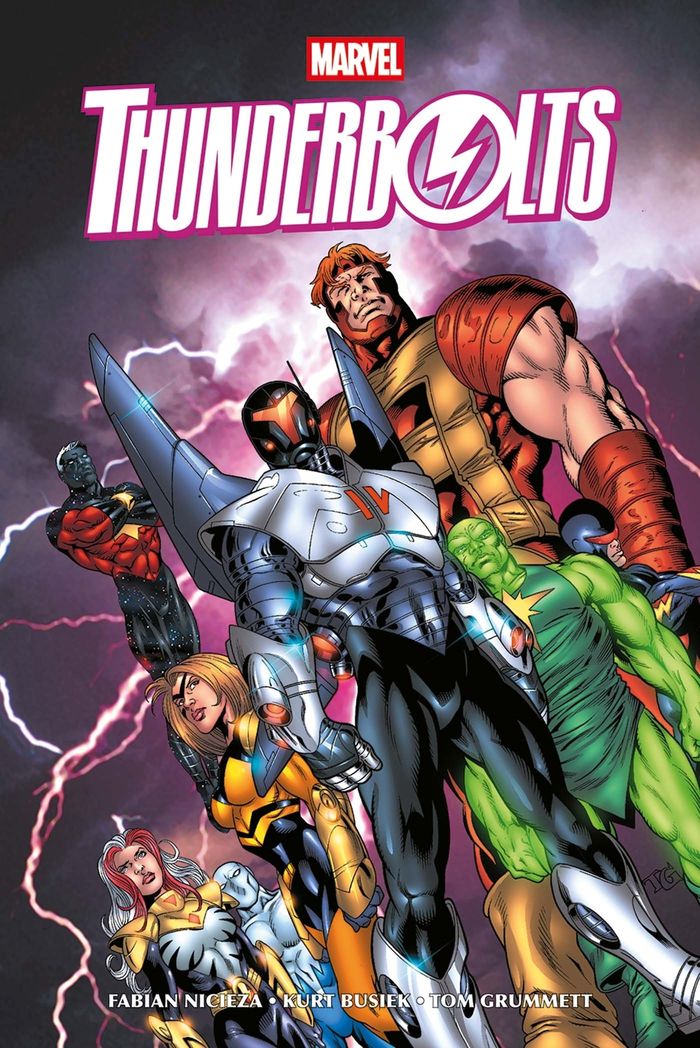 Couverture du livre « Thunderbolts » de Fabian Nicieza, librairie Les Contes Infusés à Corte