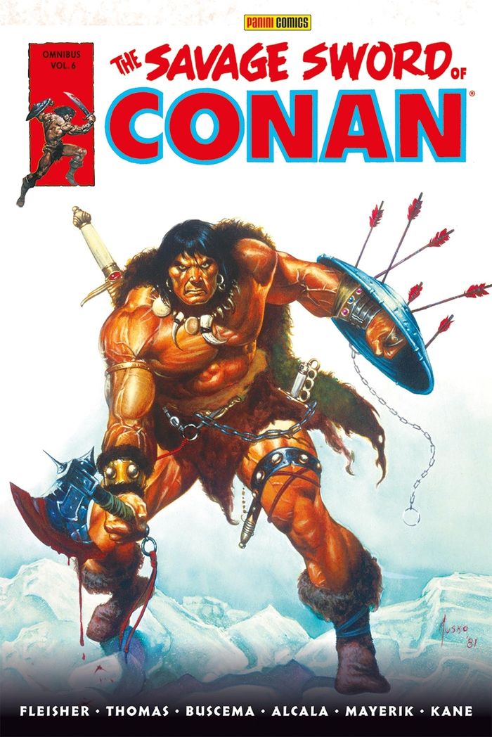 Couverture du livre « The savage sword of Conan » de Michael L. Fleisher, librairie Les Contes Infusés à Corte