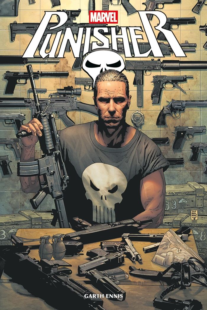Couverture du livre « Punisher » de Garth Ennis, librairie Les Contes Infusés à Corte