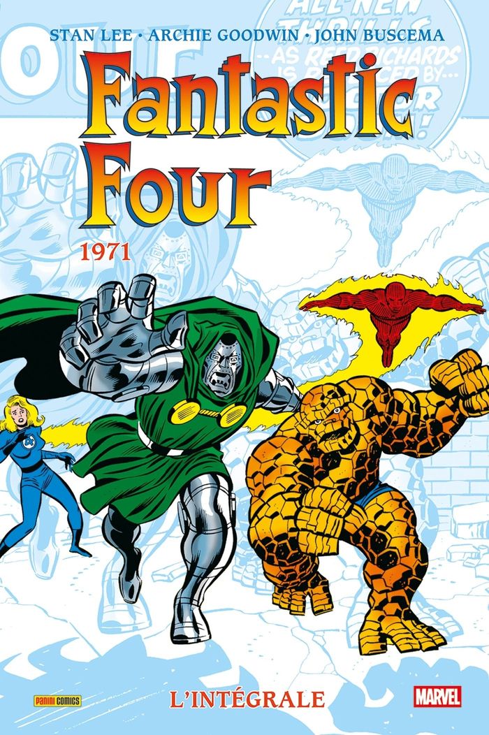 Couverture du livre « Fantastic Four » de Stan Lee, librairie Les Contes Infusés à Corte