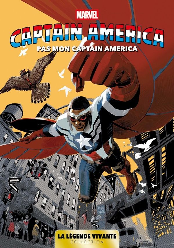 Couverture du livre « Pas mon Captain America » de Marvel comics, librairie Les Contes Infusés à Corte
