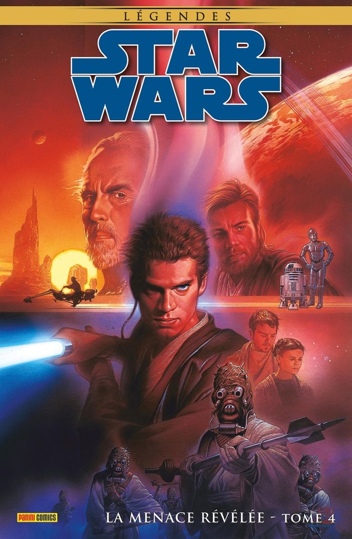 Couverture du livre « Star Wars légendes : la menace révélée » de Timothy Truman, librairie Les Contes Infusés à Corte