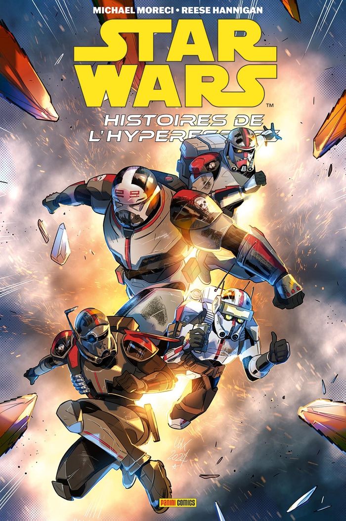 Couverture du livre « Star wars, histoires de l'hyperespace : the bad batch : agents fantômes » de Michael Moreci, librairie Les Contes Infusés à Corte