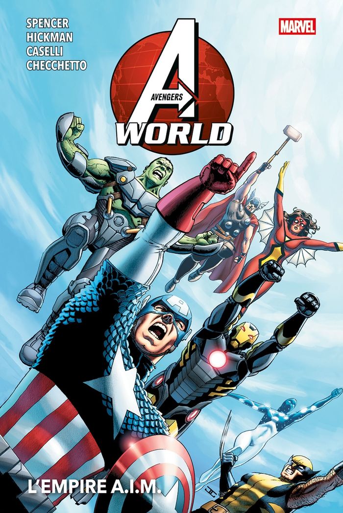 Couverture du livre « L'empire A.I.M. » de Jonathan Hickman, librairie Les Contes Infusés à Corte
