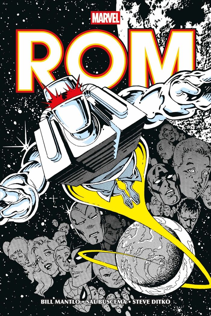 Couverture du livre « ROM » de Bill Mantlo, librairie Les Contes Infusés à Corte