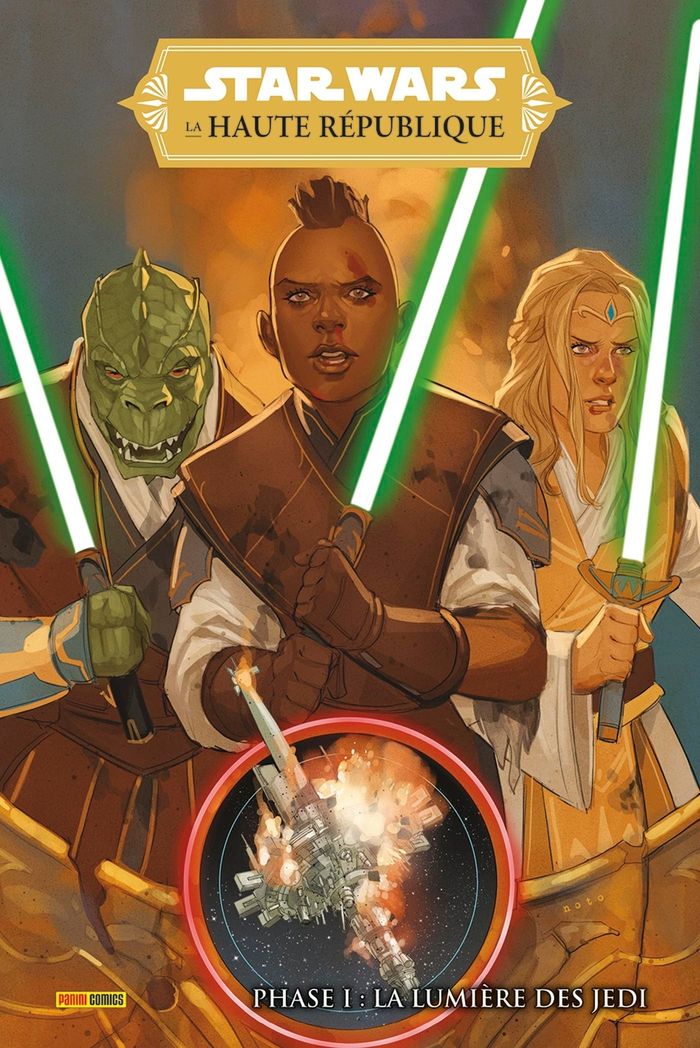 Couverture du livre « La lumière des Jedi » de Cavan Scott, librairie Les Contes Infusés à Corte