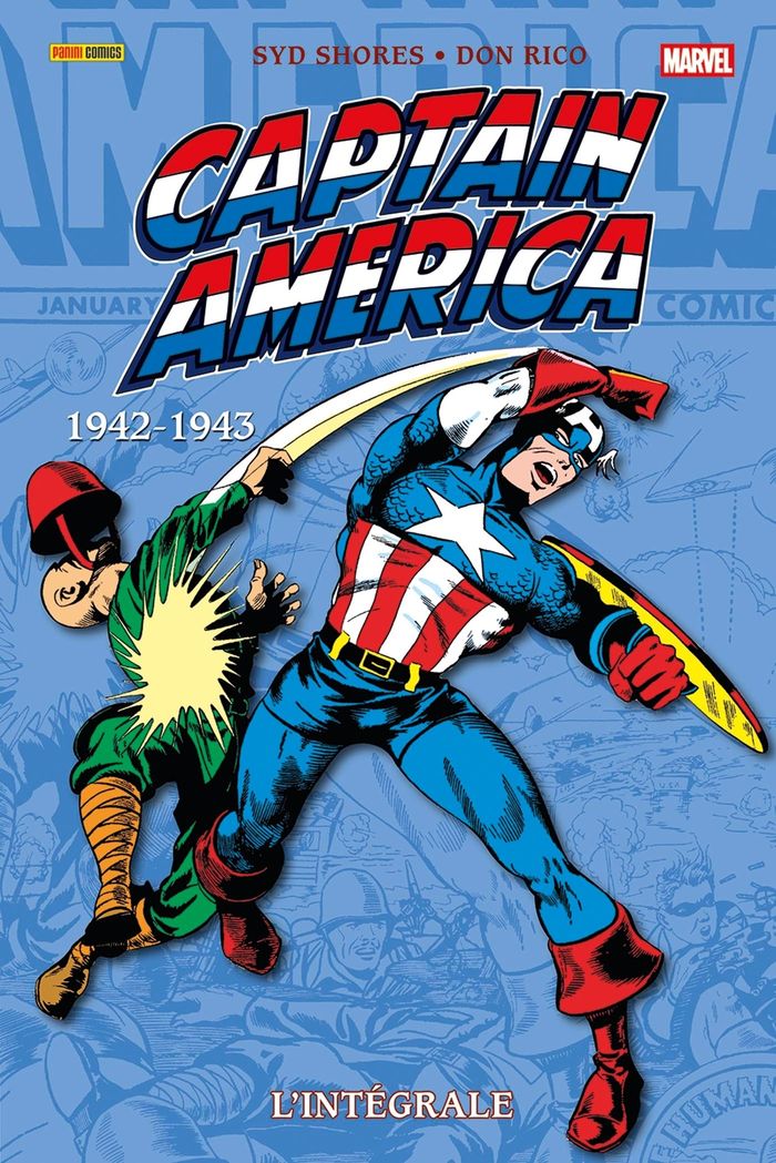 Couverture du livre « Captain America : l'intégrale » de Don Rico, librairie Les Contes Infusés à Corte