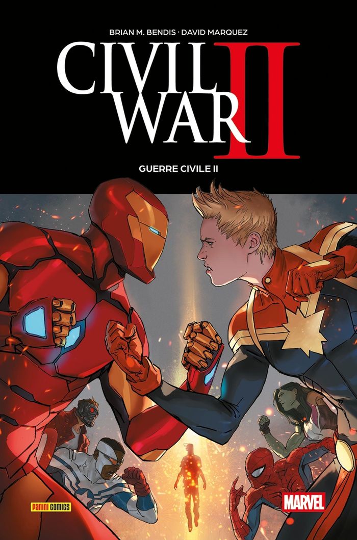 Couverture du livre « Civil War II : Guerre Civile II » de Brian Michael Bendis, librairie Les Contes Infusés à Corte