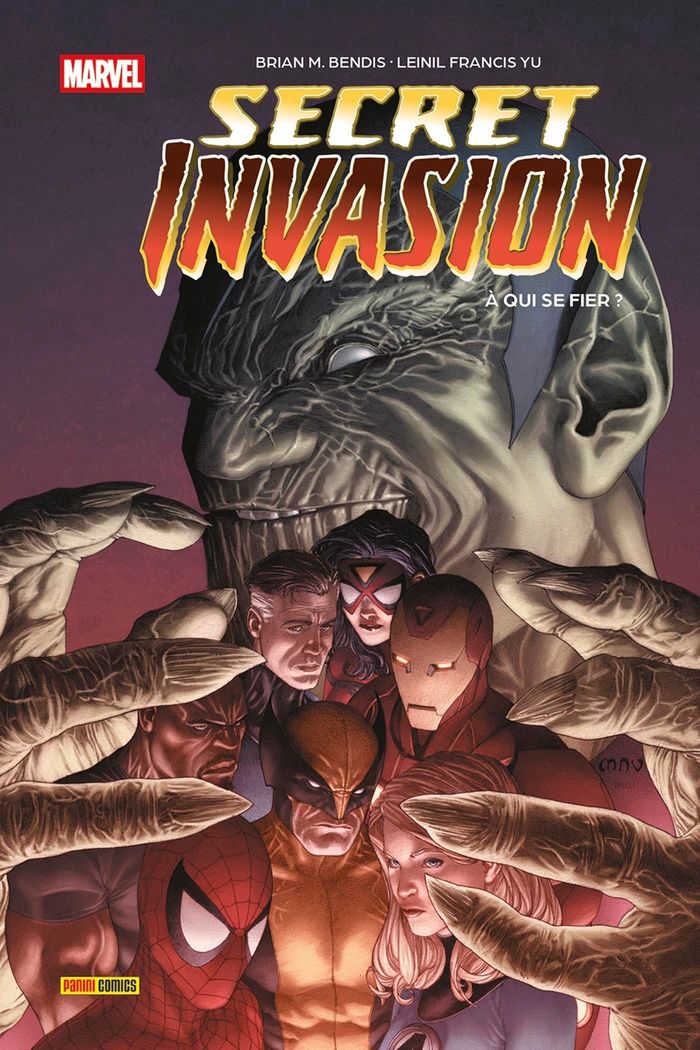 Couverture du livre « Secret invasion : à qui se fier ? » de Brian Michael Bendis, librairie Les Contes Infusés à Corte