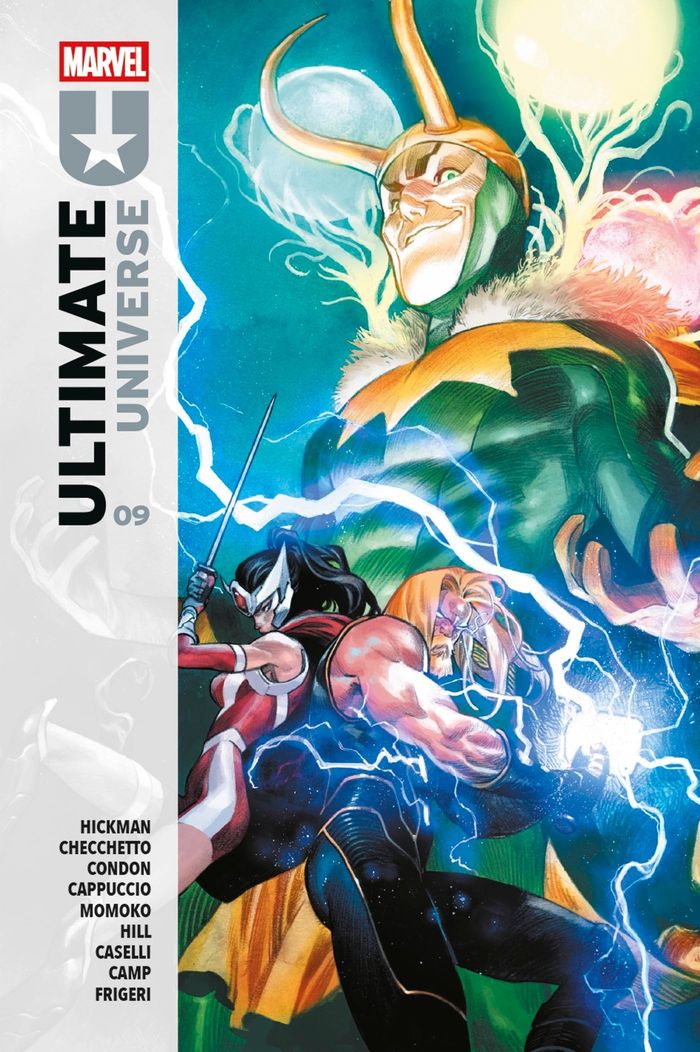 Couverture du livre « Ultimate universe » de Jonathan Hickman, librairie Les Contes Infusés à Corte