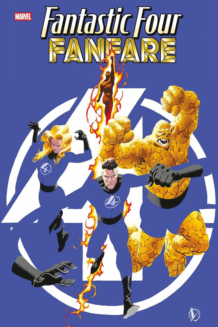 Couverture du livre « Fantastic Four : Fanfare » de Collectif, librairie Les Contes Infusés à Corte