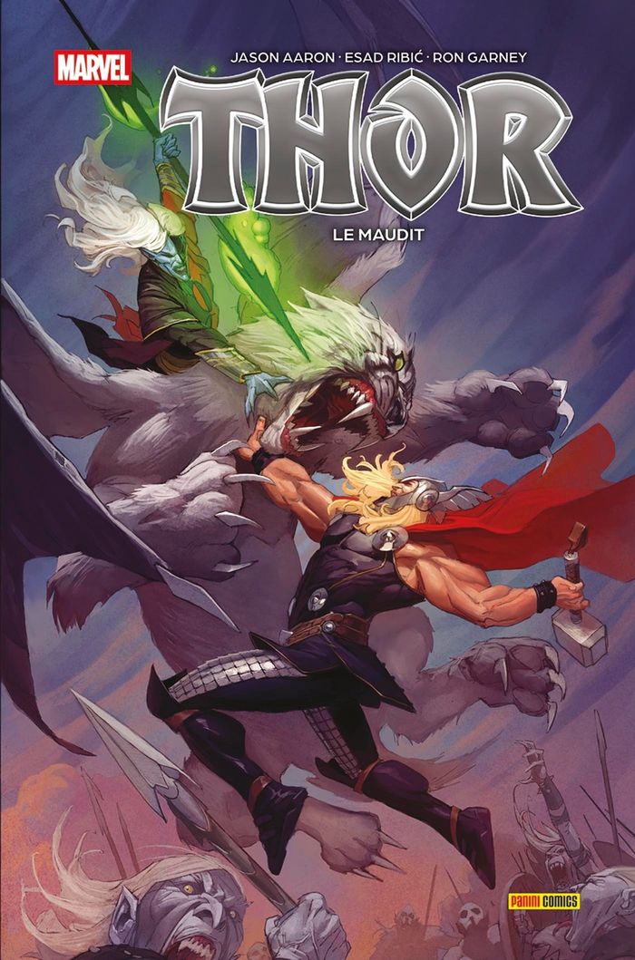 Couverture du livre « Thor : le maudit » de Jason Aaron, librairie Les Contes Infusés à Corte