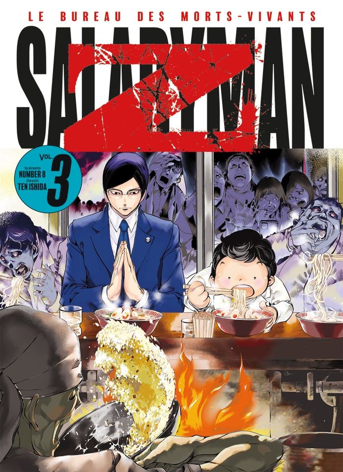 Couverture du livre « Salaryman Z : le bureau des morts-vivants » de Number 8, librairie Les Contes Infusés à Corte