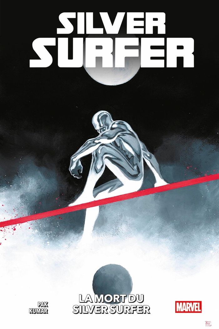 Couverture du livre « La mort du Silver Surfer », librairie Les Contes Infusés à Corte