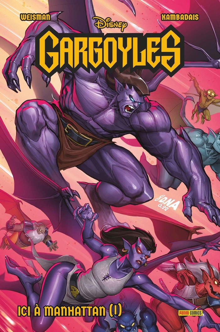 Couverture du livre « Gargoyles : ici à Manhattan », librairie Les Contes Infusés à Corte