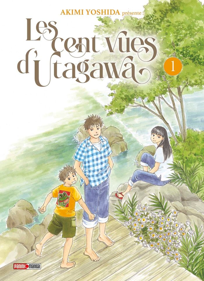 Couverture du livre « Les cent vues d'Utagawa » de Akimi Yoshida, librairie Les Contes Infusés à Corte
