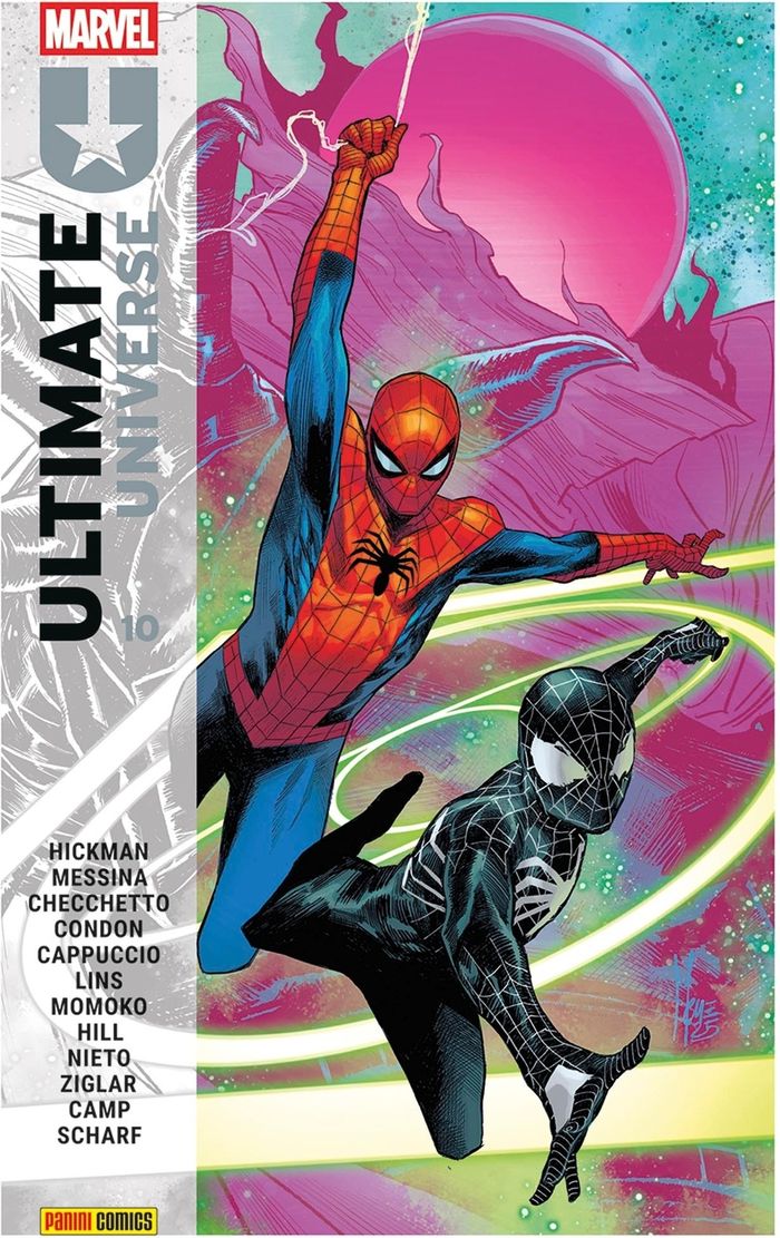 Couverture du livre « Ultimate universe » de Jonathan Hickman, librairie Les Contes Infusés à Corte