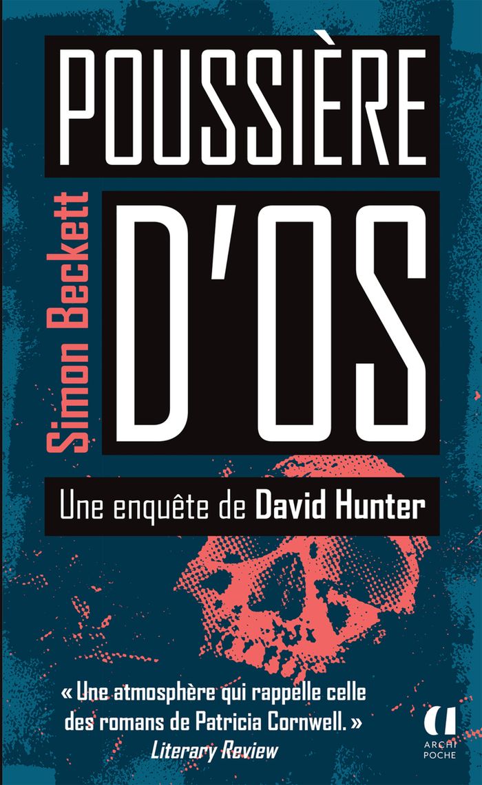Couverture du livre « Poussière d'os » de Simon Beckett, librairie Les Contes Infusés à Corte
