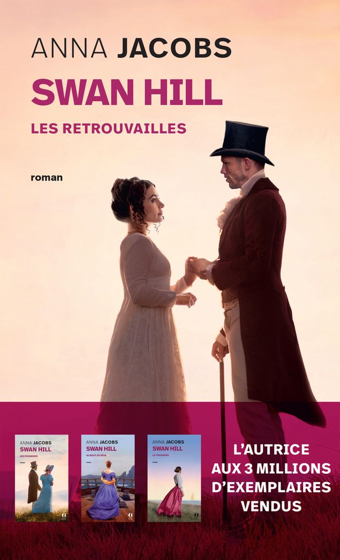 Couverture du livre « Les retrouvailles » de Anna Jacobs, librairie Les Contes Infusés à Corte