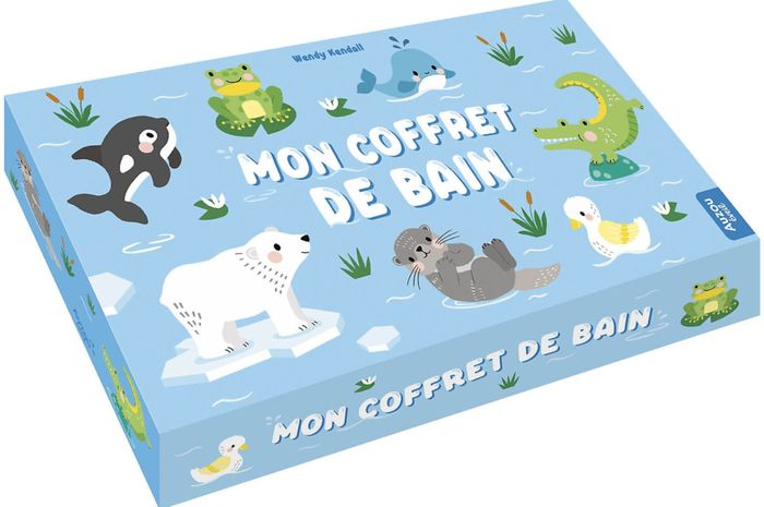 Couverture du livre « Mon coffret de bain » de Wendy Kendall, librairie Les Contes Infusés à Corte