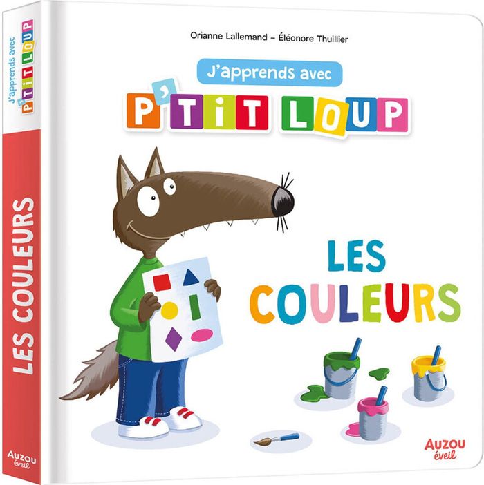 Couverture du livre « Les couleurs : un livre adapté aux tout-petits » de Orianne Lallemand, librairie Les Contes Infusés à Corte
