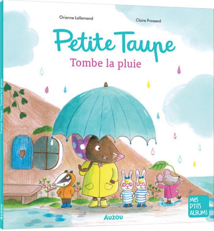 Couverture du livre « Tombe la pluie » de Orianne Lallemand, librairie Les Contes Infusés à Corte