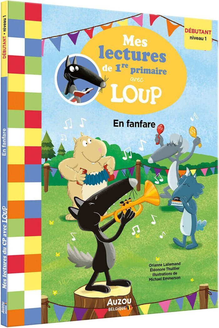 Couverture du livre « En fanfare » de Orianne Lallemand, librairie Les Contes Infusés à Corte