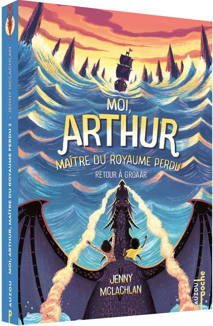 Couverture du livre « MOI, ARTHUR, MAITRE DU ROYAUME PERDU - TOME 02 RETOUR A GROAAR - VOL02 », librairie Les Contes Infusés à Corte