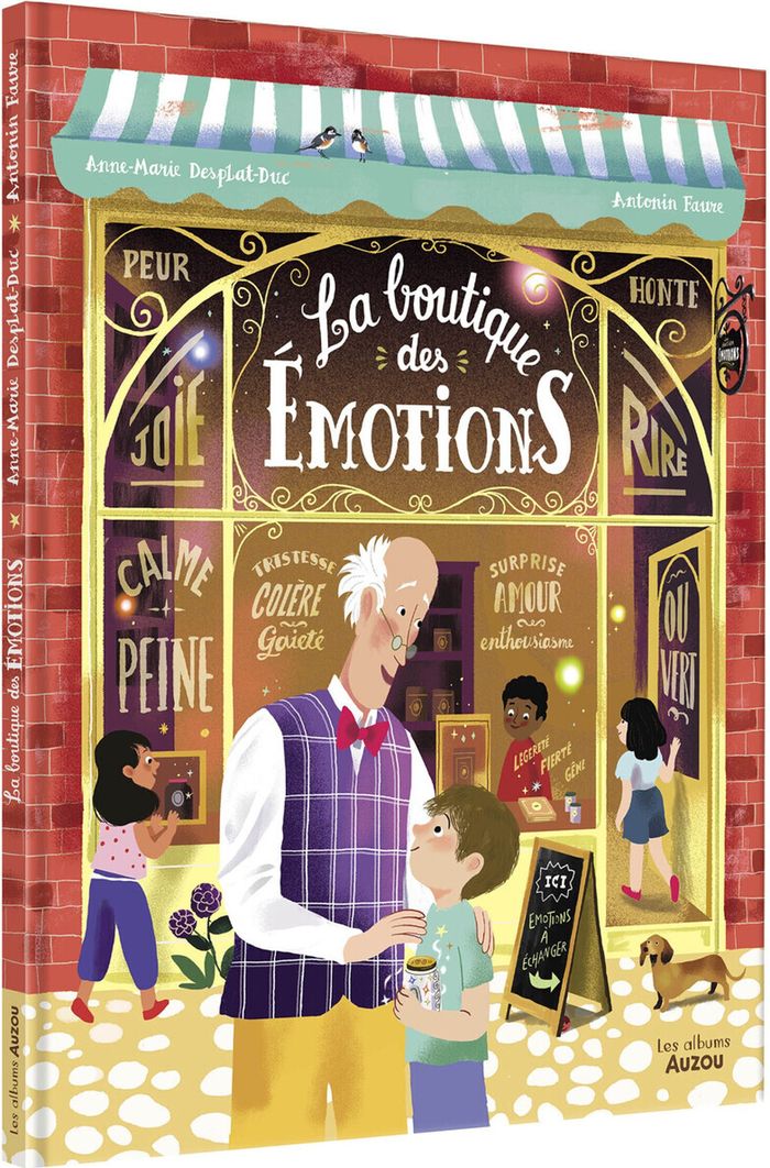 Couverture du livre « LA BOUTIQUE DES EMOTIONS », librairie Les Contes Infusés à Corte