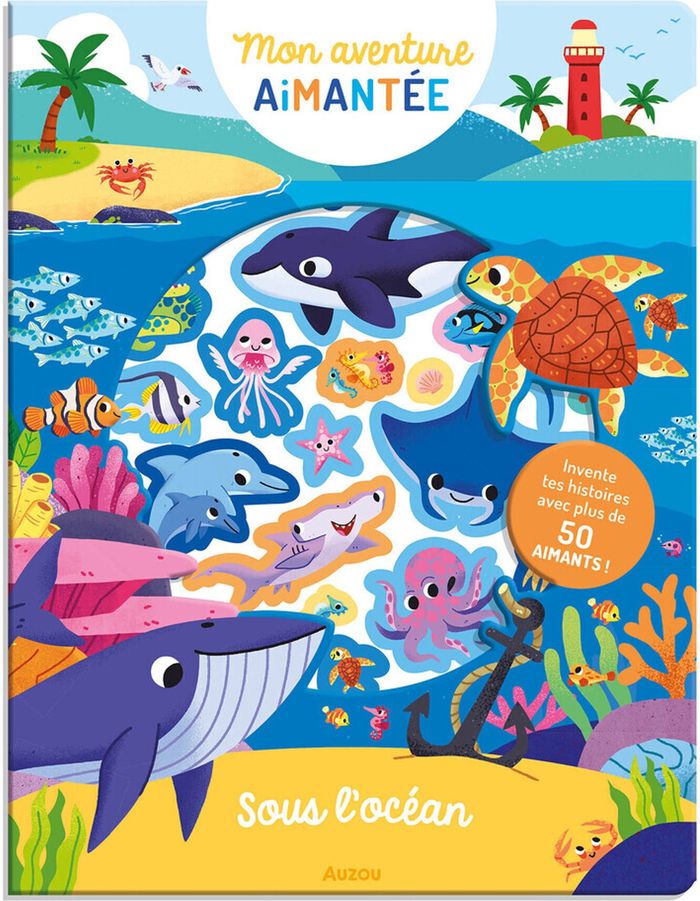 Couverture du livre « MON AVENTURE AIMANTEE - SOUS L'OCEAN » de Mel Draws, librairie Les Contes Infusés à Corte