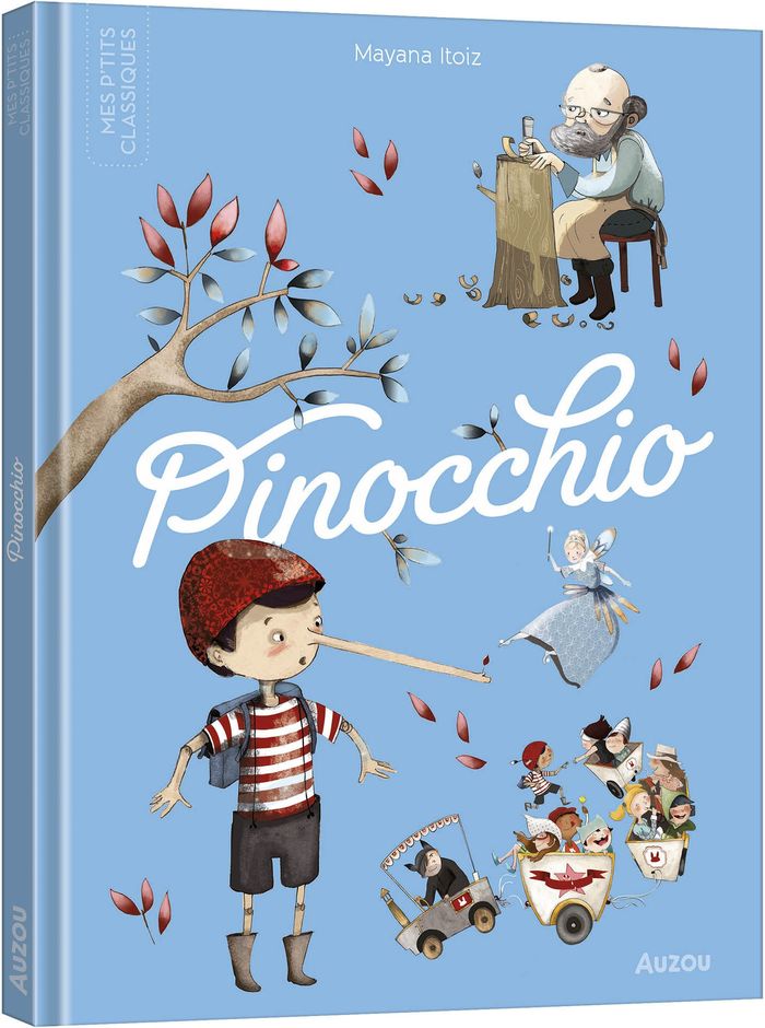 Couverture du livre « LES P'TITS CLASSIQUES A ECOUTER - PINOCCHIO » de Collectif, librairie Les Contes Infusés à Corte