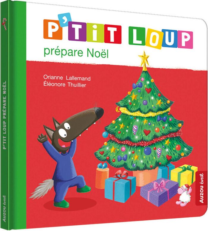 Couverture du livre « P'TIT LOUP PREPARE NOEL », librairie Les Contes Infusés à Corte