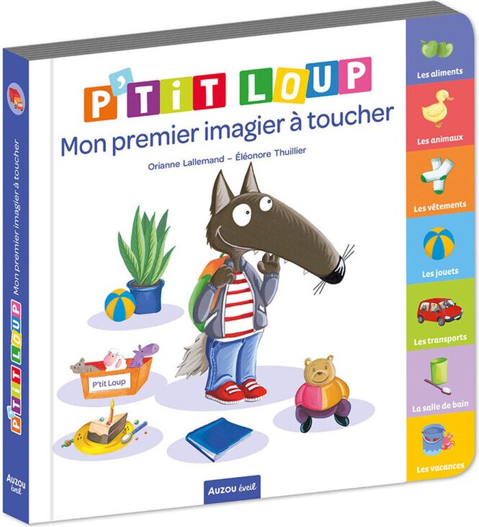 Couverture du livre « Mon premier imagier à toucher », librairie Les Contes Infusés à Corte