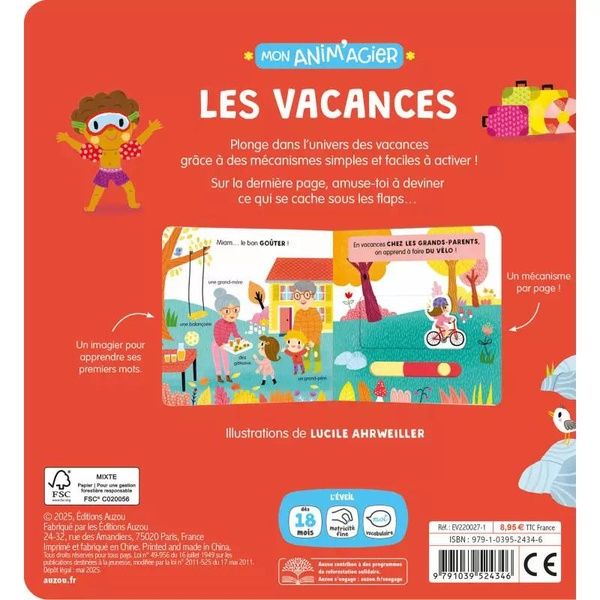 Quatrième de couverture de « Les vacances »