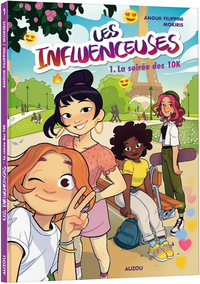 Couverture du livre « La soirée des 10K » de Anouk Filippini, librairie Les Contes Infusés à Corte