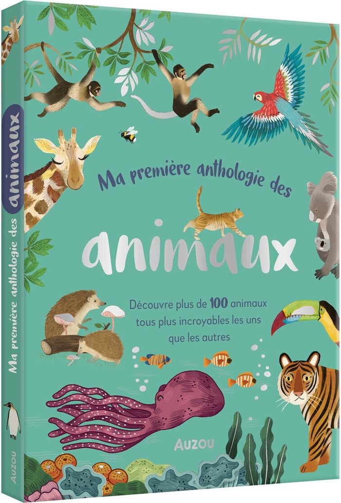 Couverture du livre « MA PREMIERE ANTHOLOGIE DES ANIMAUX », librairie Les Contes Infusés à Corte
