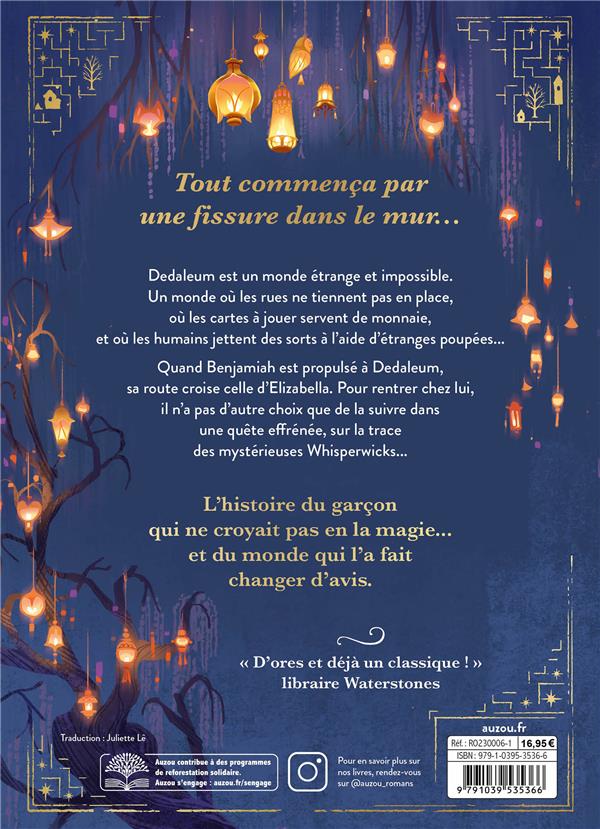 Quatrième de couverture de « LES WHISPERWICKS - TOME 01 LE LABYRINTHE SANS FIN - VOL01 »