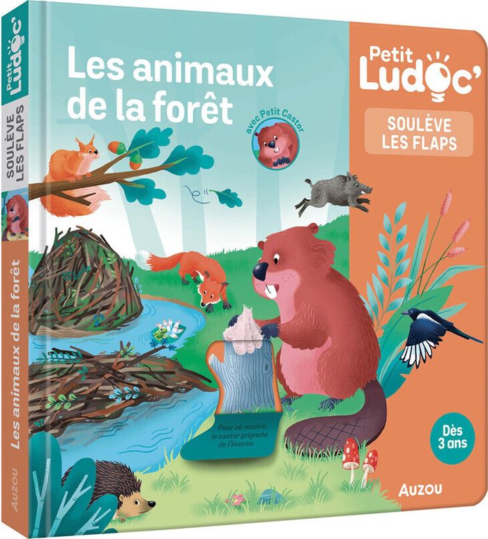 Couverture du livre « Les animaux de la forêt » de Sophie Blitman, librairie Les Contes Infusés à Corte