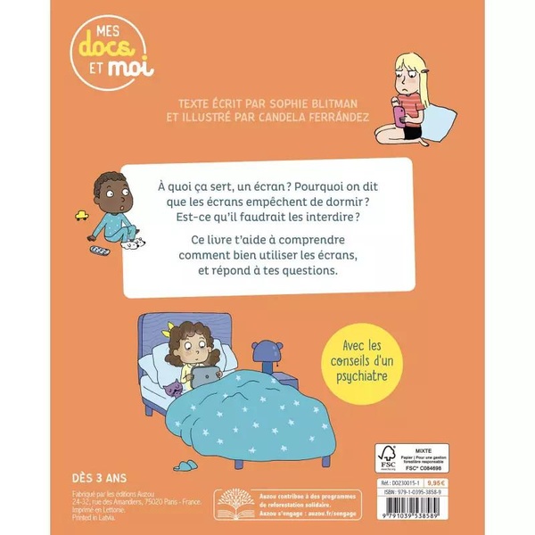 Quatrième de couverture de « Je suis accro aux écrans, que faire ? »