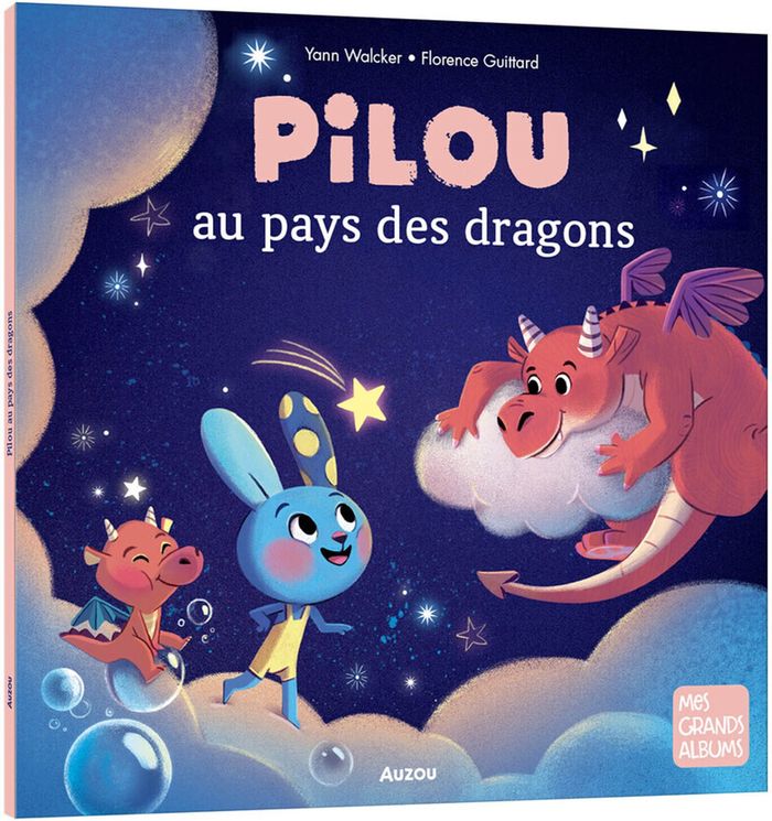 Couverture du livre « Pilou au pays des dragons » de Florence Guittard, librairie Les Contes Infusés à Corte