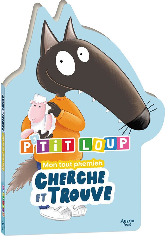 Couverture du livre « P'TIT LOUP - MON TOUT PREMIER CHERCHE ET TROUVE », librairie Les Contes Infusés à Corte